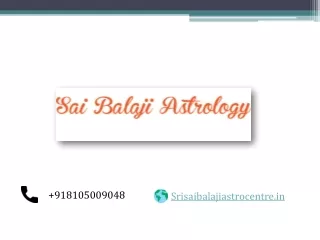Best Astrologer In Bangalore - Srisaibalajiastrocentre