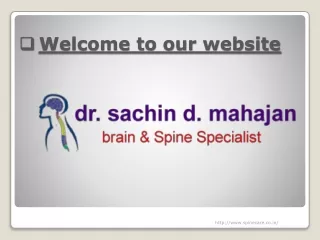 Dr. Sachin Mahajan : Spine Specialist in Pune | Best Spine Surgeon | Spine Surgery