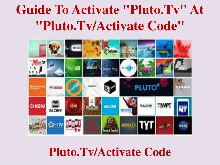 guide to activate pluto tv at pluto tv activate