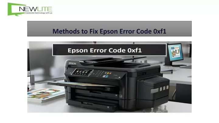 methods to fix epson error code 0xf1