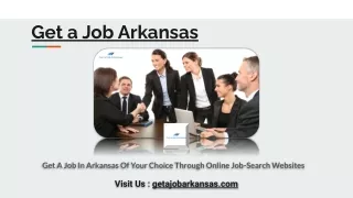 Get a Job Arkansas