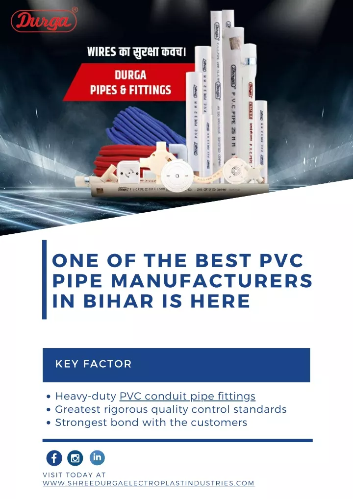 one of the best pvc pipe manufacturers in bihar