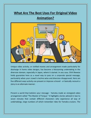 video animation company