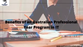 Benefits of an Australian Professional Year Program in IT