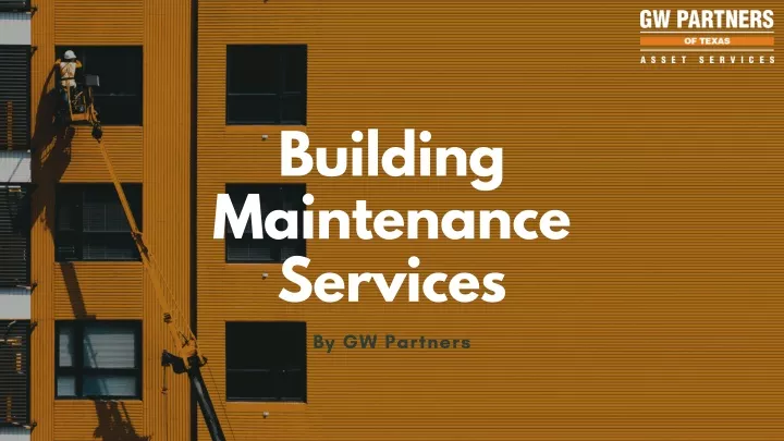building maintenance services