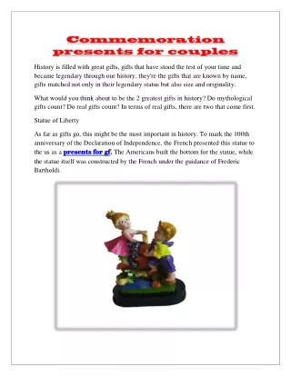 Polyresin Couple Statue Gift