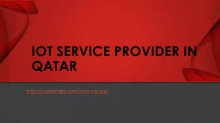iot service provider in qatar