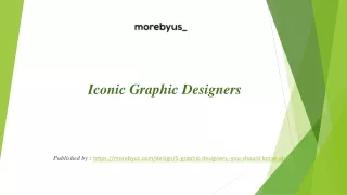 published by https morebyus com design 5 graphic designers you should know about
