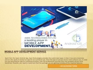 Mobile App Development Company in India