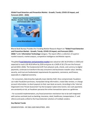 global fraud detection and prevention market