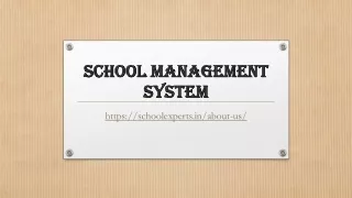 school management system