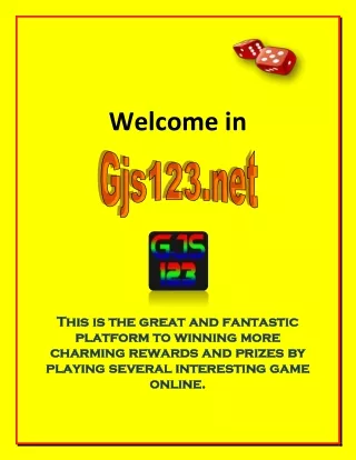 Play with us Live Casino Malaysia, Online Slot Malaysia games at gjs123.net.