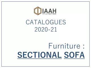 IAAH Sofas Collection 2021