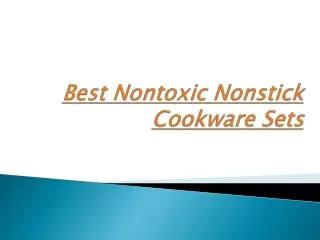 Best Nontoxic Nonstick Cookware sets