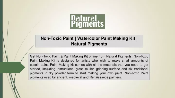 non toxic paint watercolor paint making