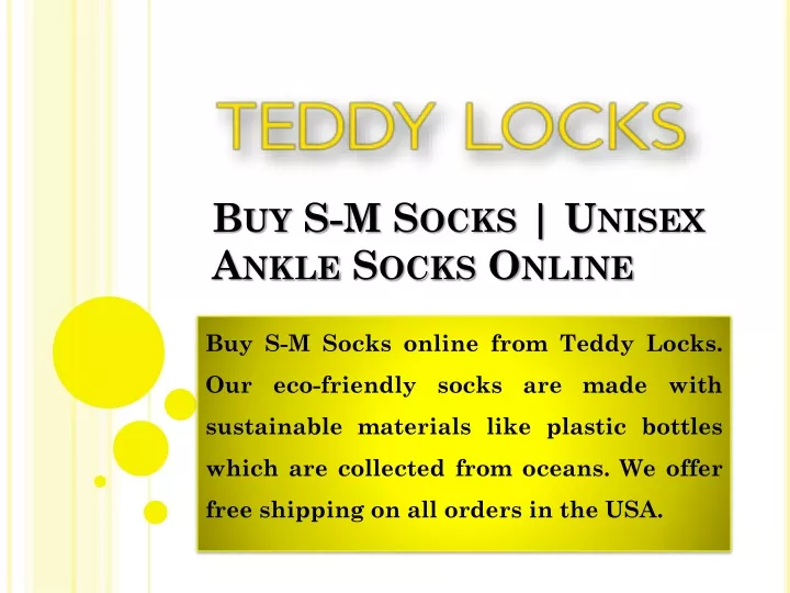 buy s m socks unisex ankle socks online