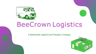 Best Courier Service In UK - Beecrown Logistics