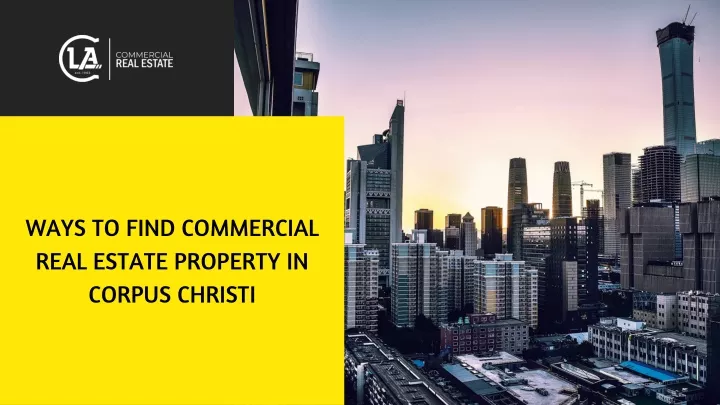 ways to find commercial real estate property