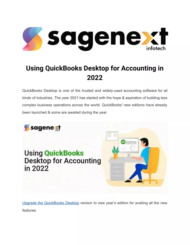 using quickbooks desktop for accounting in 2022