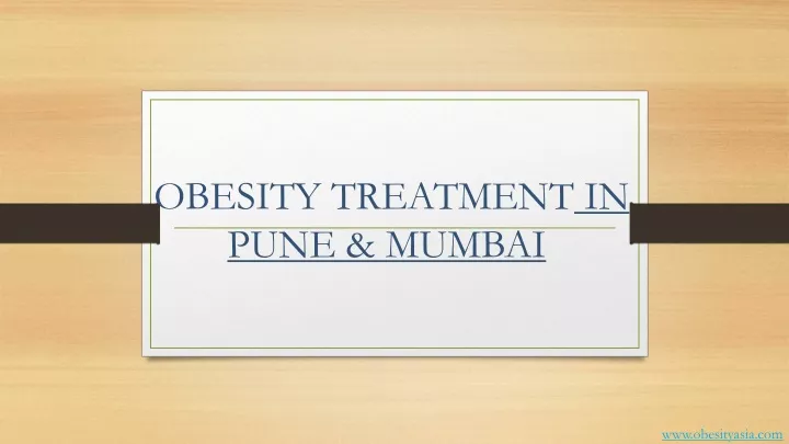 obesity treatment in pune mumbai