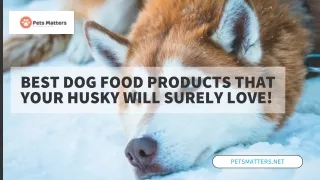 Best Dog Food For Huskies