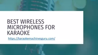 Best Wireless Microphones with Speakers