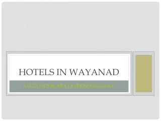 Resort in Wayanad