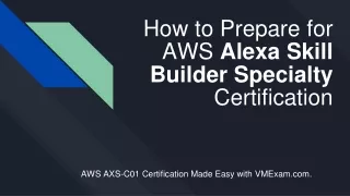 how to prepare for aws alexa skill builder