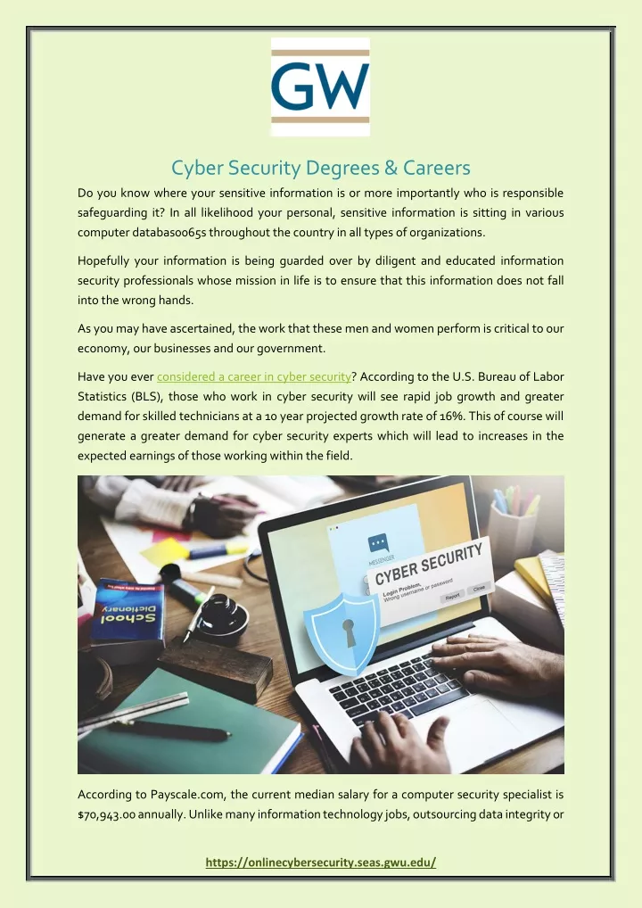 cyber security degrees careers