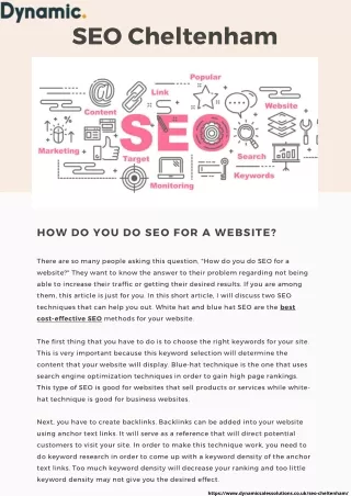 seo cheltenham