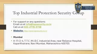 top industrial protection security group