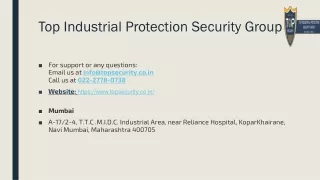 top industrial protection security group