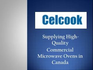 supplying high quality commercial microwave ovens in canada