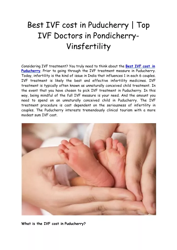 best ivf cost in puducherry top ivf doctors in pondicherry vinsfertility