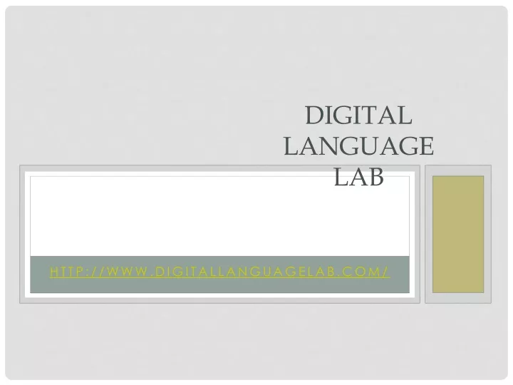 digital language lab