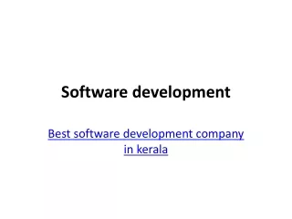 leading software development company in kerala