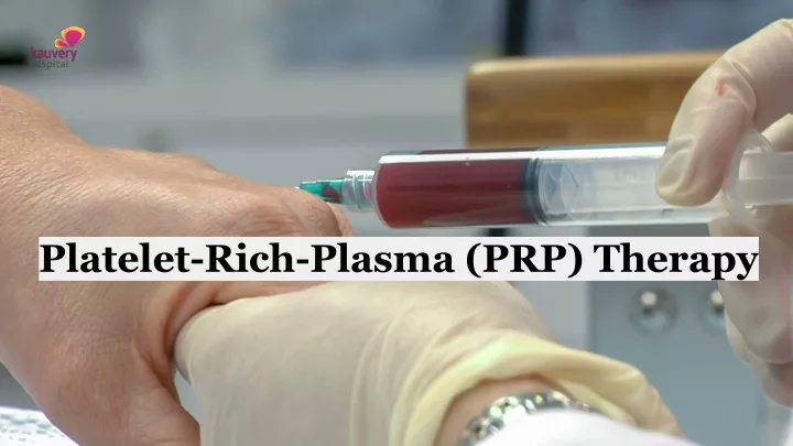 platelet rich plasma prp therapy