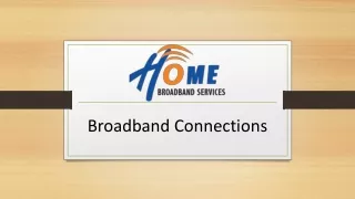 b roadband c onnections