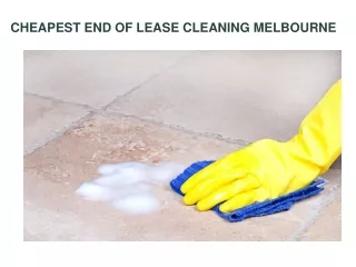 cheapest end of lease cleaning melbourne