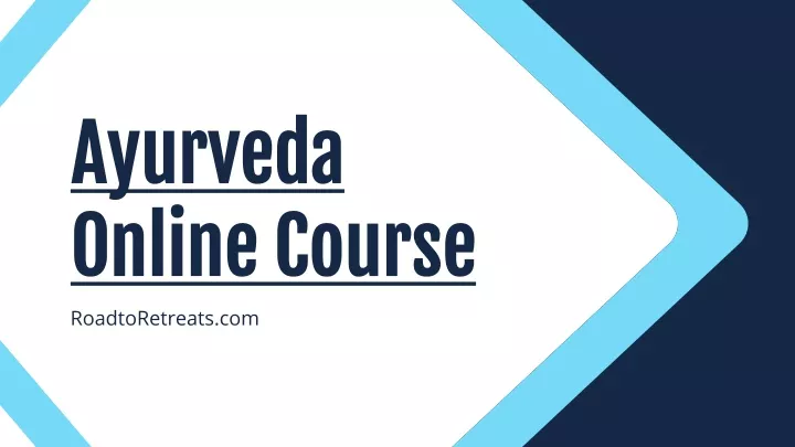 ayurveda online course