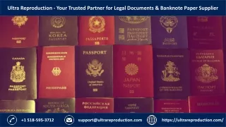 Your Trusted Partner for Legal Documents & Banknote Paper Supplier