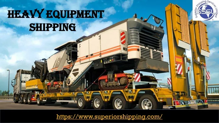 heavy equipment shipping