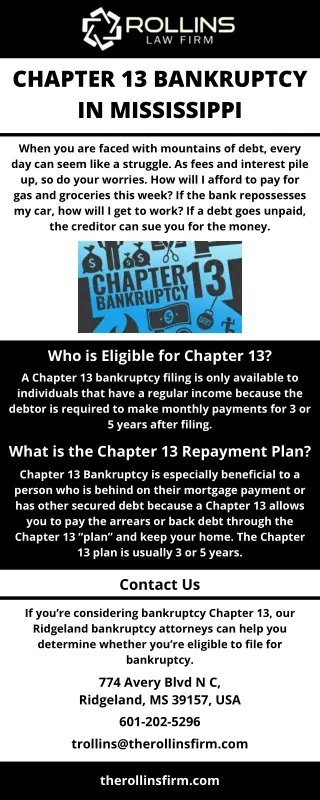 chapter 13 bankruptcy in mississippi