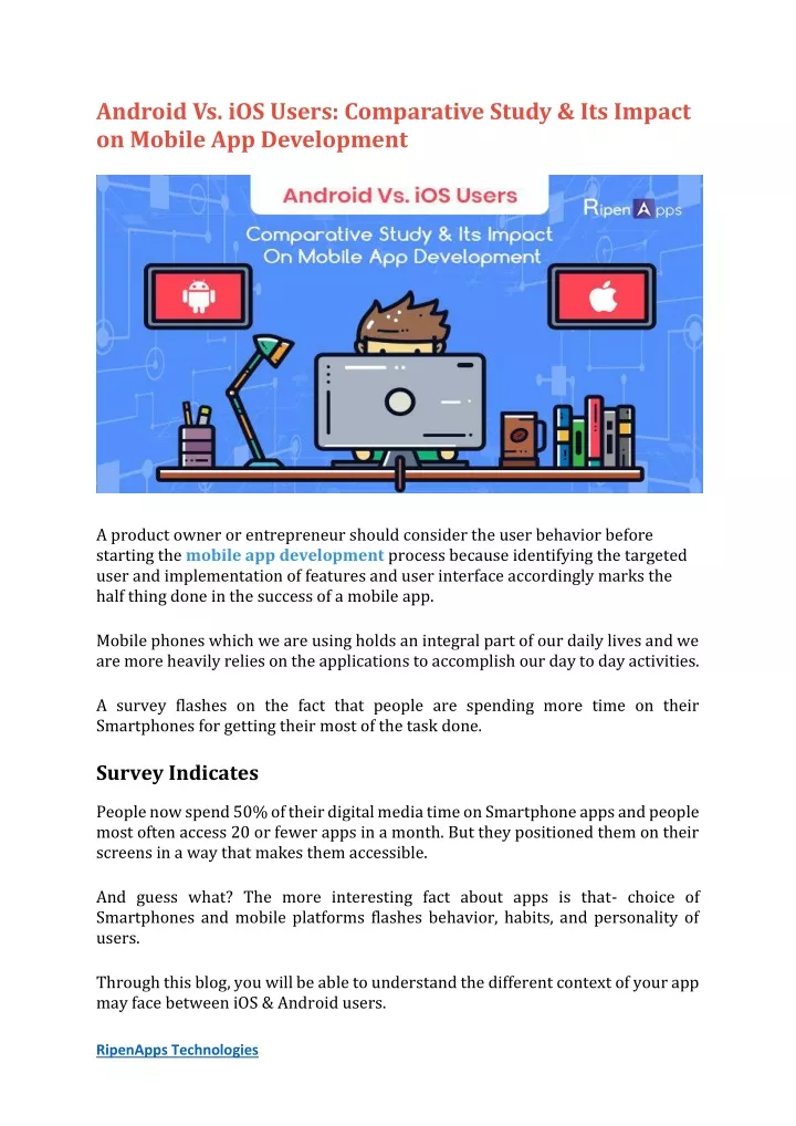 android vs ios users comparative study its impact