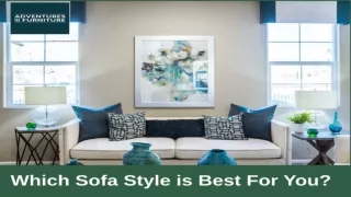 Which Sofa Style Best For You?