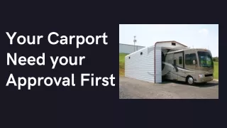 Approve Your Carports Design to get Free Installation