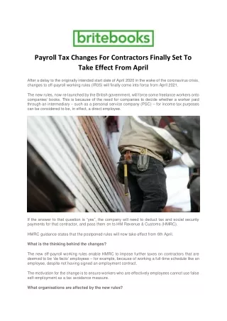 payroll tax changes for contractors finally