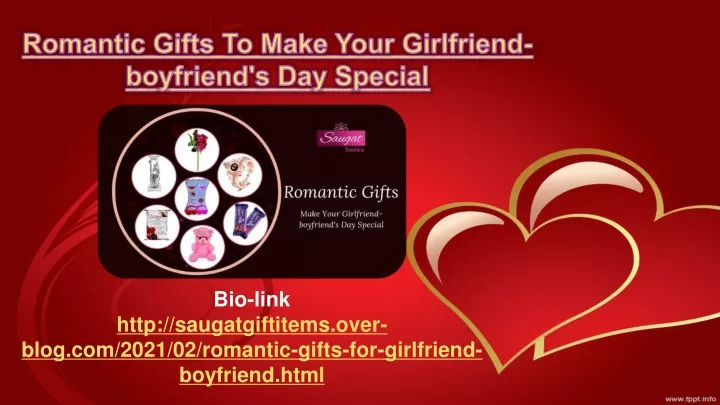 romantic gifts to make your girlfriend boyfriend