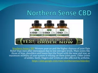 Northern Sense CBD - Is a naturally antibacterial product