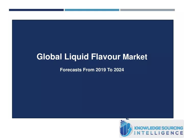 global liquid flavour market forecasts from 2019